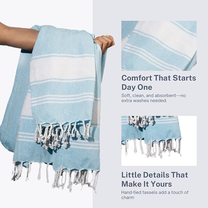 Cotton Turkish Beach Towel - Image 3