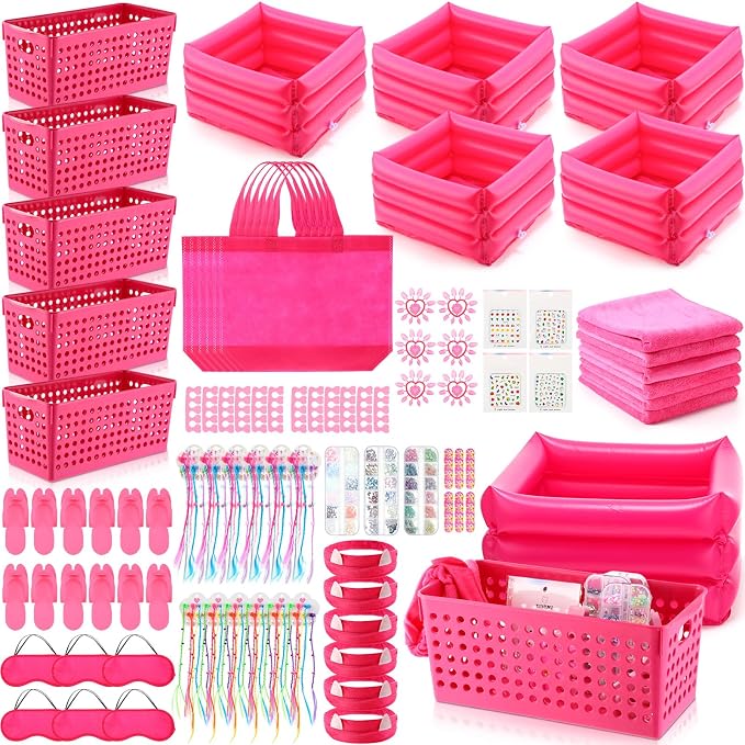 85 Pcs Spa Kit Nail Art Kit Sleepover Party Supplies by Rotatingpals