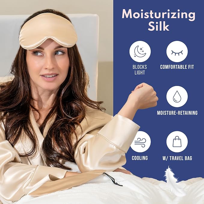 Blissy Silk Sleep Mask Profile - Image 5