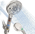 Filtered Shower Head with Handheld, 9-Spray Mode High Pressure Detachable by SunCleanse