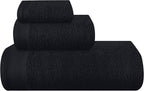 Ultra Soft 3 Pack Cotton Towel Set, Contains a Bath Towels 28x55 inch, a Hand by Unknown