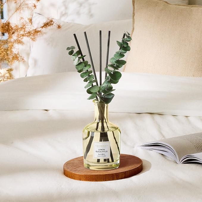COCORRÍNA Lemon Eucalyptus Reed Diffuser – 6.76 oz Essential Oil - Image 4