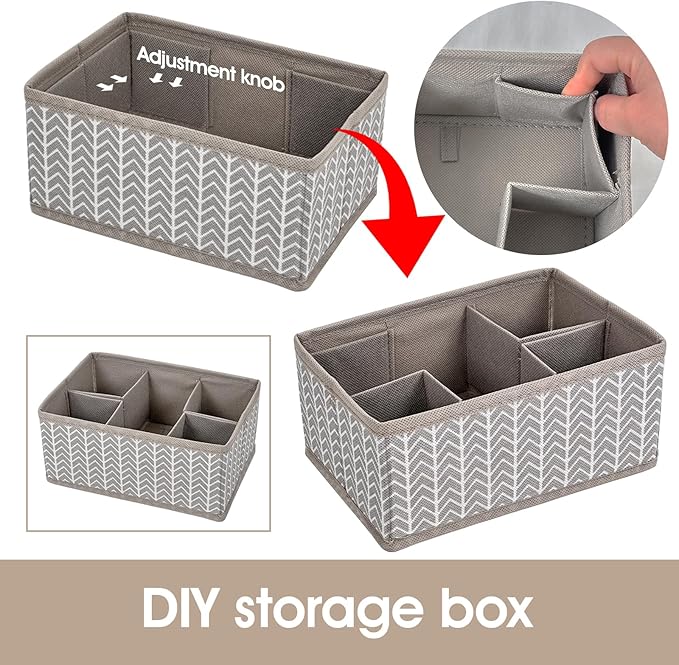 VERONLY Cosmetic Storage Bins Makeup Organizer, Adjustable Multifunction - Image 2