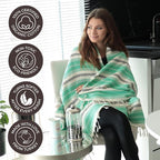 FESHKA Sand Proof Turkish Beach Towel – Oversized, Quick Dry & Lightweight - Image 4