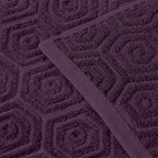 Superior Honeycomb 100% Cotton 500 GSM 12 Piece Bath Towel Set, 6 Washcloths - Image 4