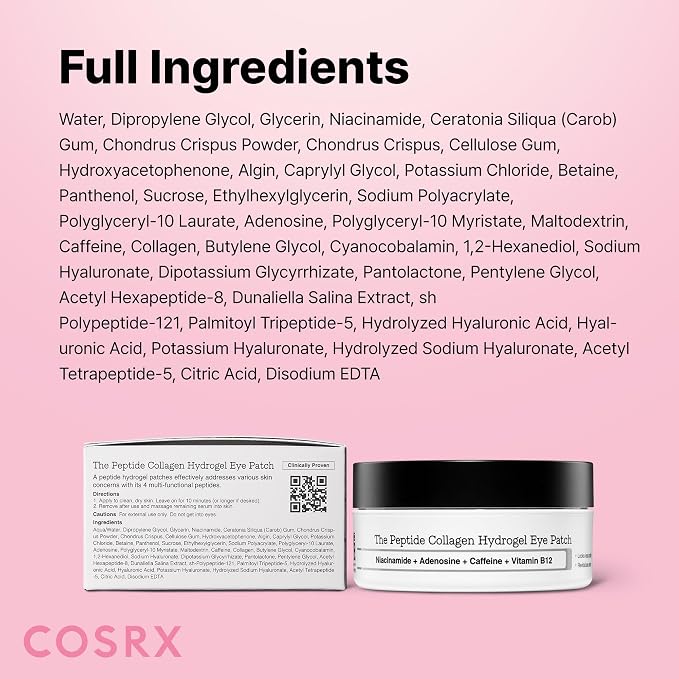 COSRX Pink Peptides Collagen Hydrogel Eye Patch - Image 8