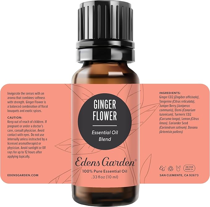 Edens Garden Ginger Flower Essential Oil Blend- 100% Pure Premium Grade - Image 9