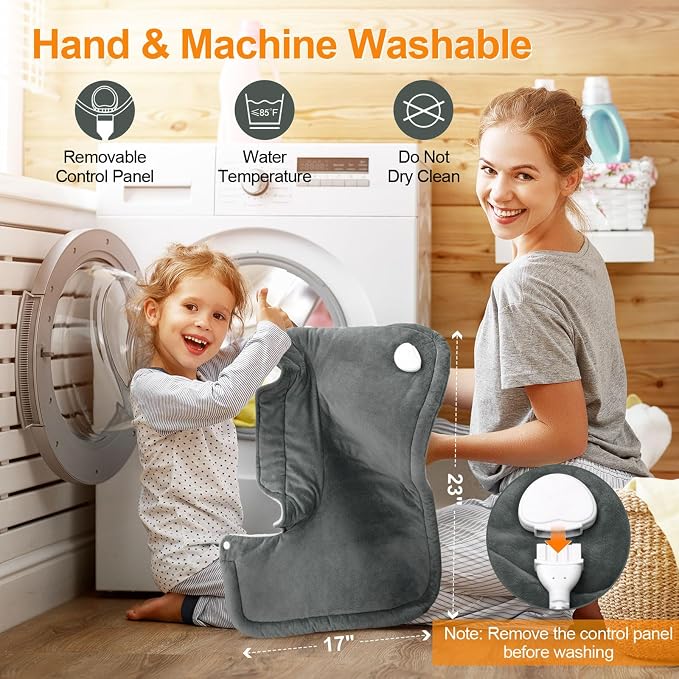Heating Pad for Neck and Shoulders and Back, Mothers Day Gifts for Mom Wife - Image 6