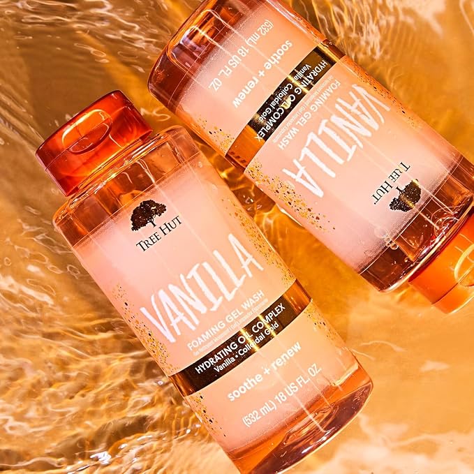 Tree Hut Vanilla Foaming Gel Wash, Mothers Day Gifts, Moisturizing & Hydrating - Image 4