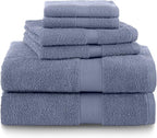 Martex 6-Piece 100% Ringspun Cotton Towel Set | Quick Dry | Super Absorbent & by Martex