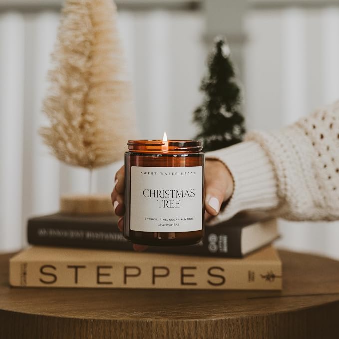 Sweet Water Decor Christmas Tree Candle - Image 6