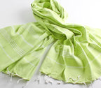 Cacala Lightweight and Thin Turkish Beach Towel 100% Cotton Sand-Free and - Image 2