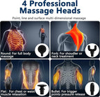 UFFAE Massage Gun with Upgraded Extension Handle, Back Massager - Image 3
