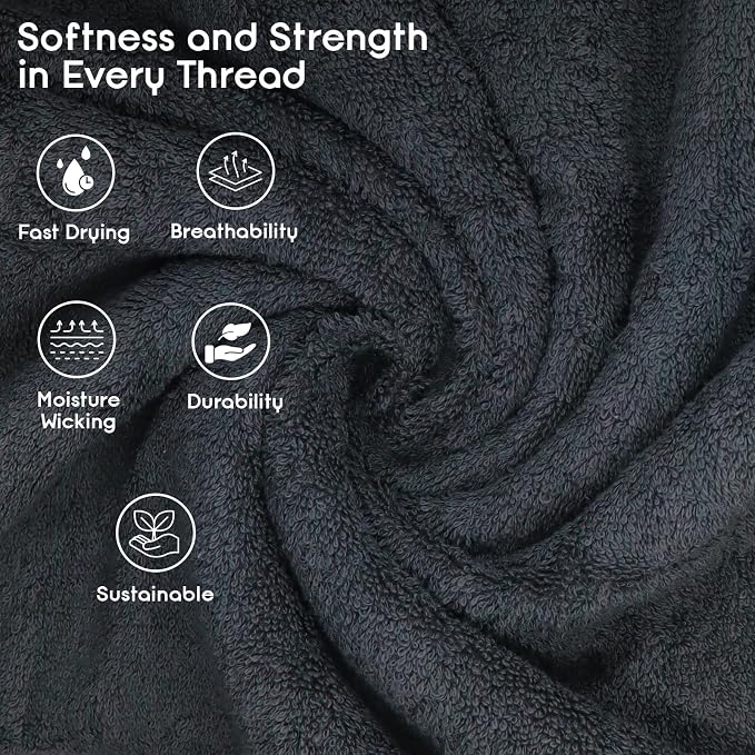 Ariv Premium Jumbo Bath Towels Pack of 2, Beach Towel, Extra-Large Bath Sheets - Image 6