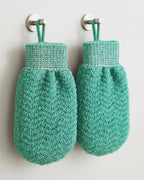 Exfoliating Gloves 2 Pack, Wave Texture Exfoliating Mitt - Image 9