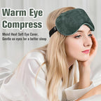 BeHoomi Heated Eye Mask, Weighted Sleep Mask Warm Compress - Image 2