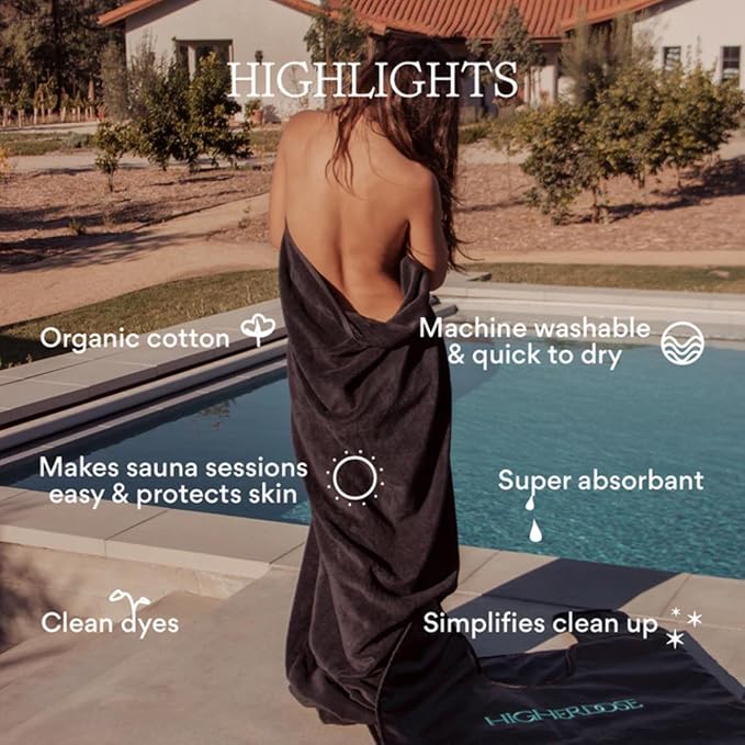 HigherDOSE Infrared Sauna Blanket Towel Insert - Image 2