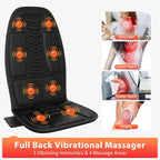 Back Massager with Heat, Massage Chair Pad with 5 Modes & 2 Heat Levels - Image 2