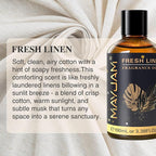 MAYJAM 100ML/3.38FL.OZ Fresh Linen Fragrance Oils - Image 3