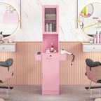 RESHABLE Salon Station for Hair Stylist, Hair Styling Storage Cabinet - Image 4
