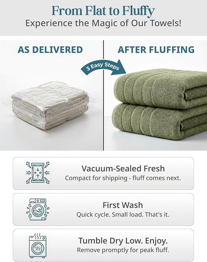 Casa Platino 100% Luxury Bath Towel Pack of 12 - Image 8