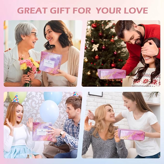 Candles Gift Set for Women, Aromatherapy Candles for Home Scented 4 Pack - Image 6