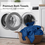 HOMEXCEL 6 Pack Bath Towel Set, Microfiber Ultra Soft Highly Absorbent Bath - Image 7