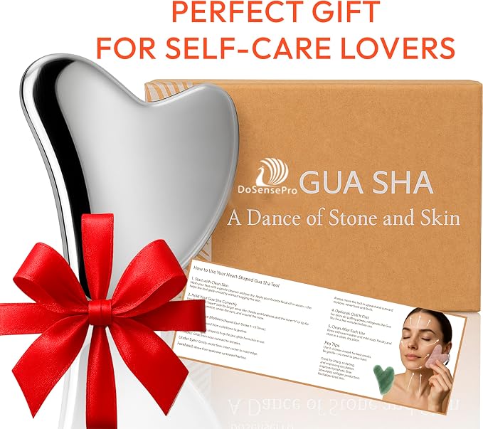 Stainless Steel Gua Sha Tool for Face & Neck – Facial Massage Tool for - Image 7
