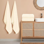 Belizzi Home 4 Pack Bath Towel Set 27x54, 100% Ring Spun Cotton, Ultra Soft - Image 3