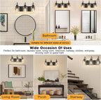 Baocuz 3-Light Bathroom Light Fixtures, Modern Bathroom Wall Lamp - Image 6