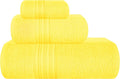 BOUTIQUO Ultra Soft 3 Pack Cotton Towel Set, Contains a Bath Towels 28x55 inch by BOUTIQUO