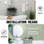 K&KALONZO Towel Warmer for Bathroom, Wall-Mounted 5-Bar Heated Towel Rack - Image 4