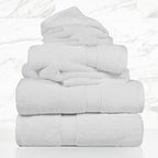 SUPERIOR Egyptian Cotton Pile 6 Piece Towel Set, Includes 2 Bath, 2 Hand - Image 2