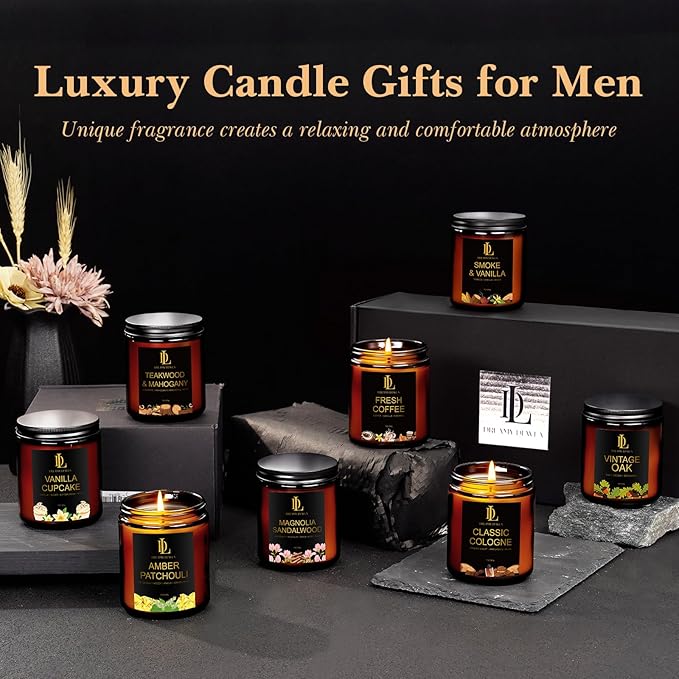 8 Pack Candles for Home Scented, Scented Candles Gifts Set for Women Men - Image 4