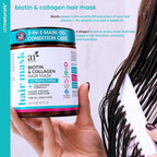 Artnaturals Biotin & Collagen Hair Mask – Strengthening & Volumizing Treatment - Image 2
