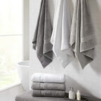 Madison Park 800GSM Bath Sheet Towel Oversized 34" x 68" 2 Pack 100% Cotton - Image 4