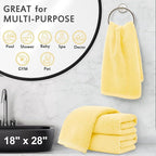 VOOVA & MOVAS Yellow Hand Towels - Image 5