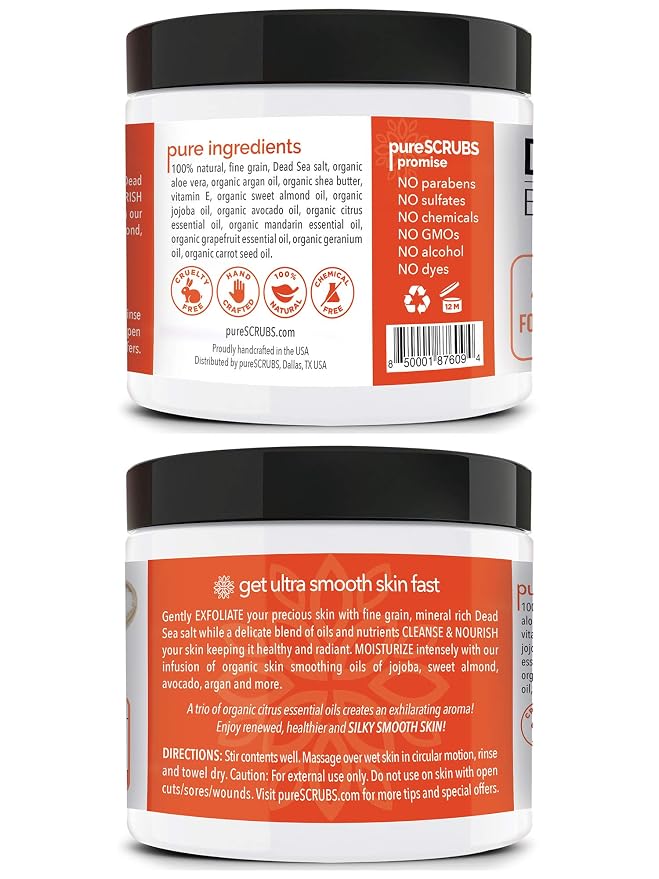 pureSCRUBS Premium Citrus Body Scrub Set - Image 6