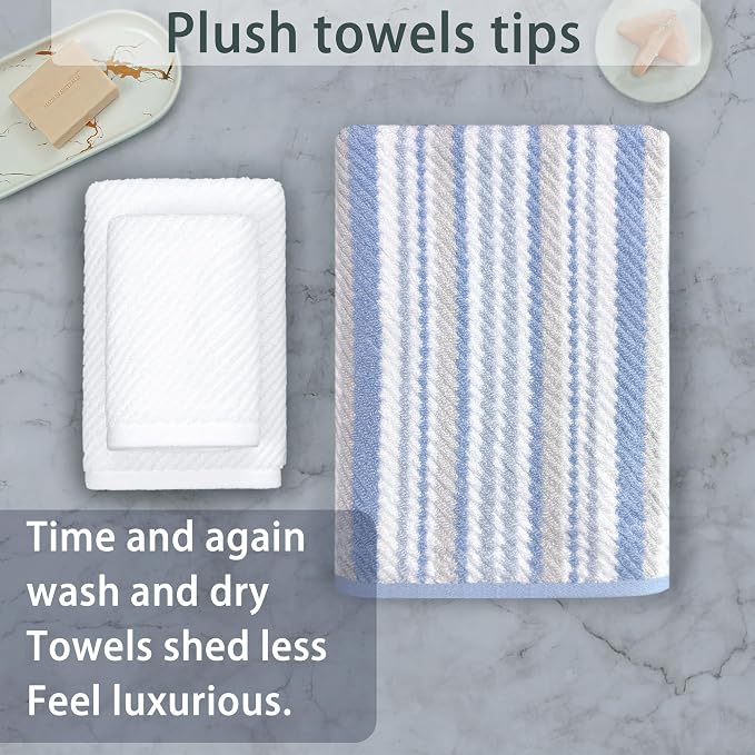 VOOVA & MOVAS Towel Set for Bathroom - Image 3