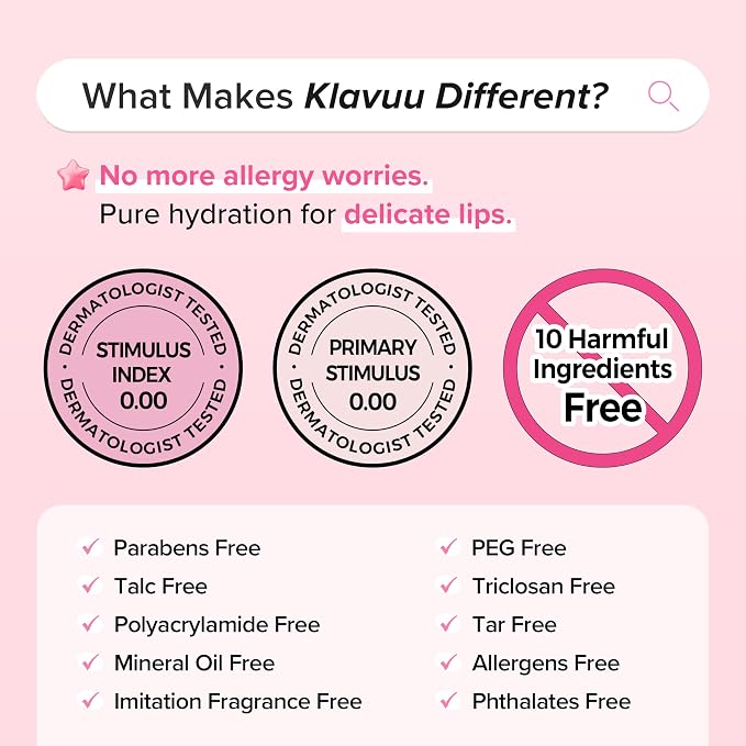 Klavuu Lip Mask Sleeping Pack – Overnight Deep Hydrating Korean Lip Balm - Image 9
