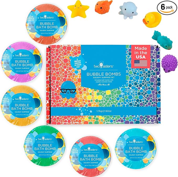Squishy Bath Bombs for Girls & Boys by TwoSisters