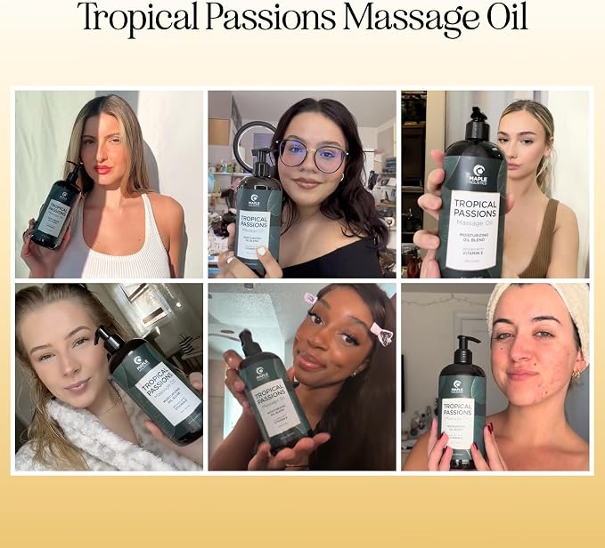 Tropical Massage Oil for Couples Relaxation - Image 2