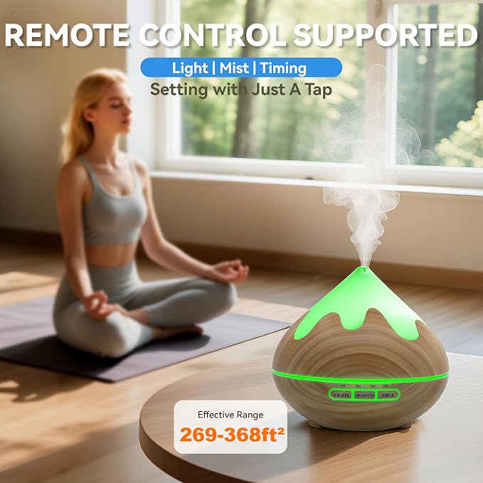 500ML Essential Oil Diffuser, Aromatherapy Diffuser - Image 5