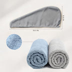 Microfiber Hair Towel Wrap Turban - Image 2