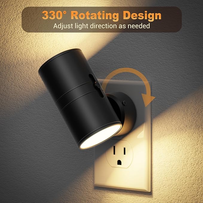 JandCase LED Night Light, Night Lights Plug into Wall - Image 4