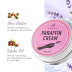 Cold Paraffin Wax Cream for Hands and Feet, Shea Butter Cuticle Balm, Lavender - Image 3