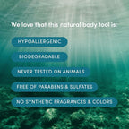 LATHER - Natural Sea Wool Sponge, 4-5" - Organic Exfoliating Body Scrubber - - Image 6