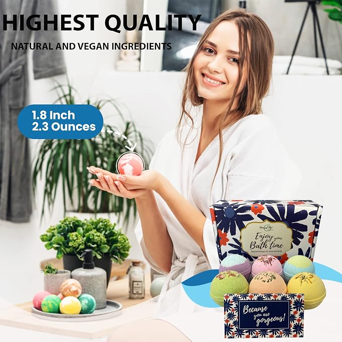 Bath Bombs for Women Gift Set - Image 9