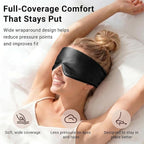 Silk Sleep Mask for Side Sleepers, Face-Hugging Padded Eye Cover, Eye Mask for - Image 4