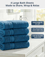 LANE LINEN Oversized Bath Towels - Image 4